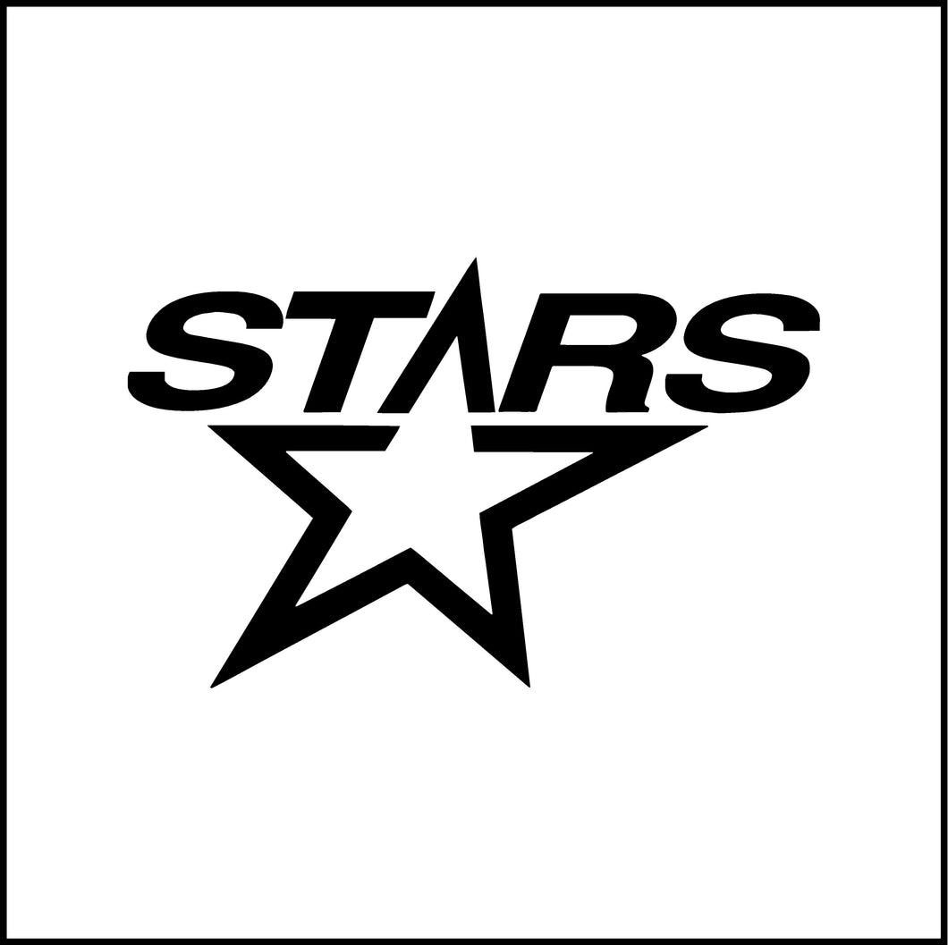 Dallas Stars Vinyl Decal