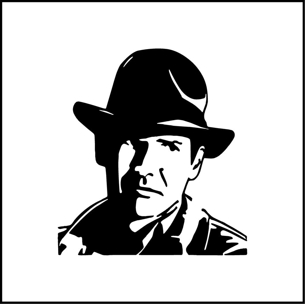 Harrison Ford Indiana Jones Vinyl Decal