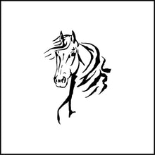 Load image into Gallery viewer, Horse Head Outline #2 Vinyl Decal

