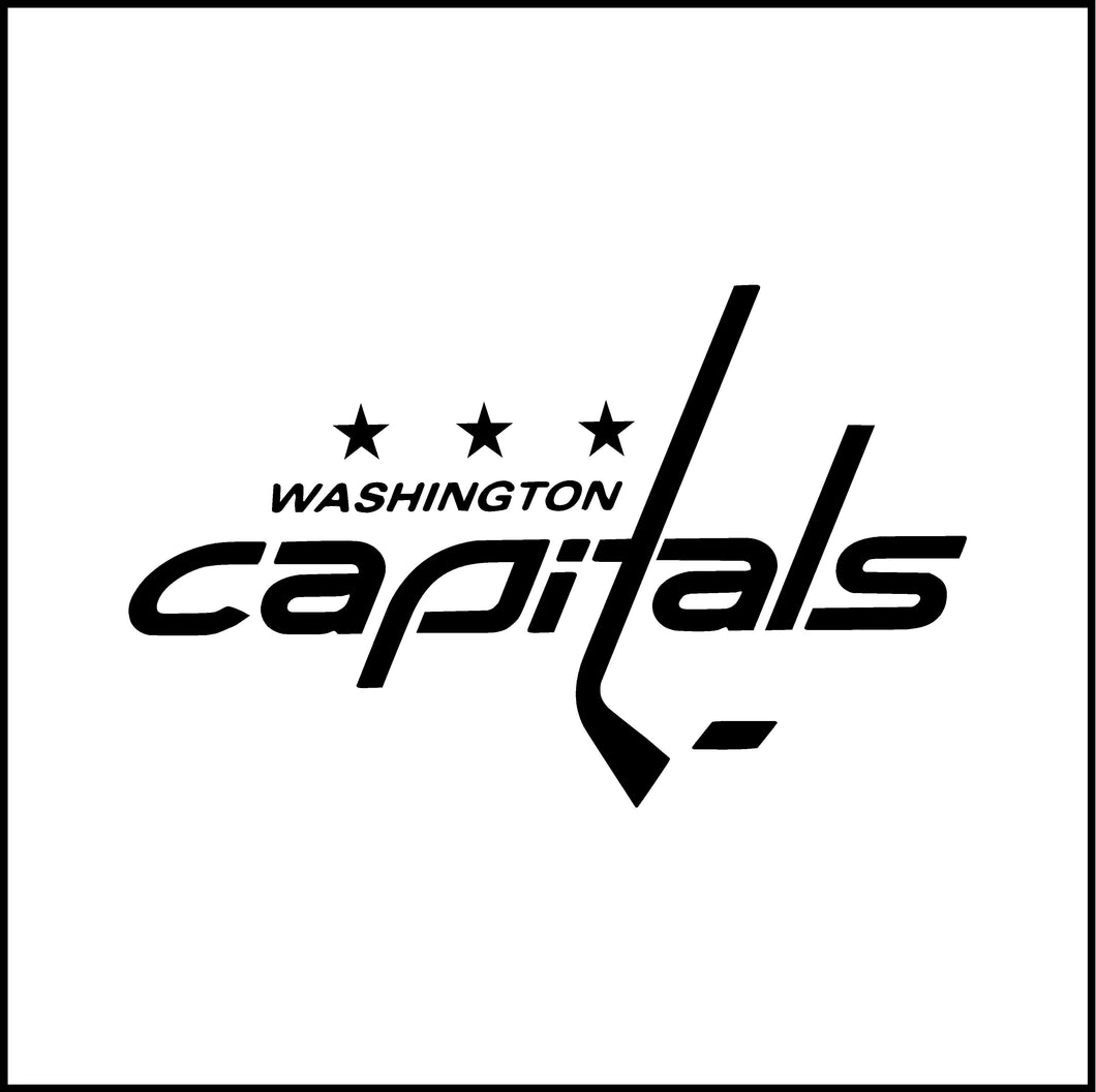 Washington Capitals Vinyl Decal