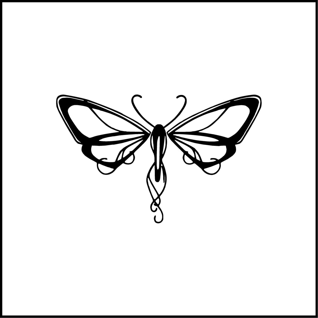 Tribal Dragonfly Vinyl Decal