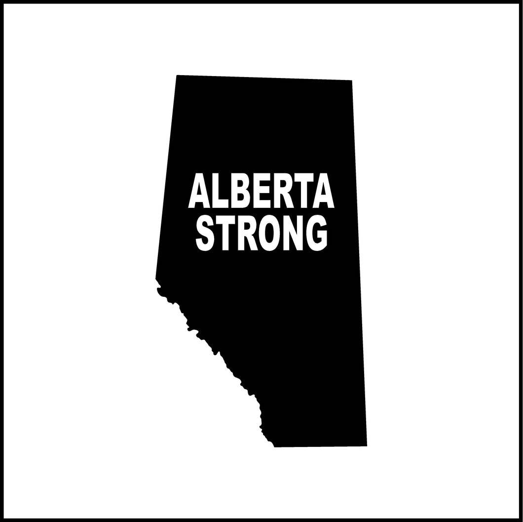 Alberta Strong Vinyl Decal/Sticker