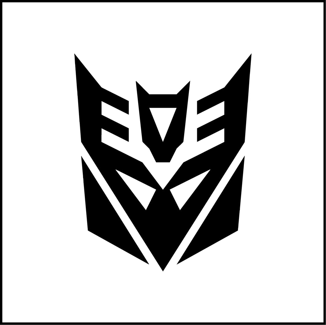 Decepticon Vinyl Decal