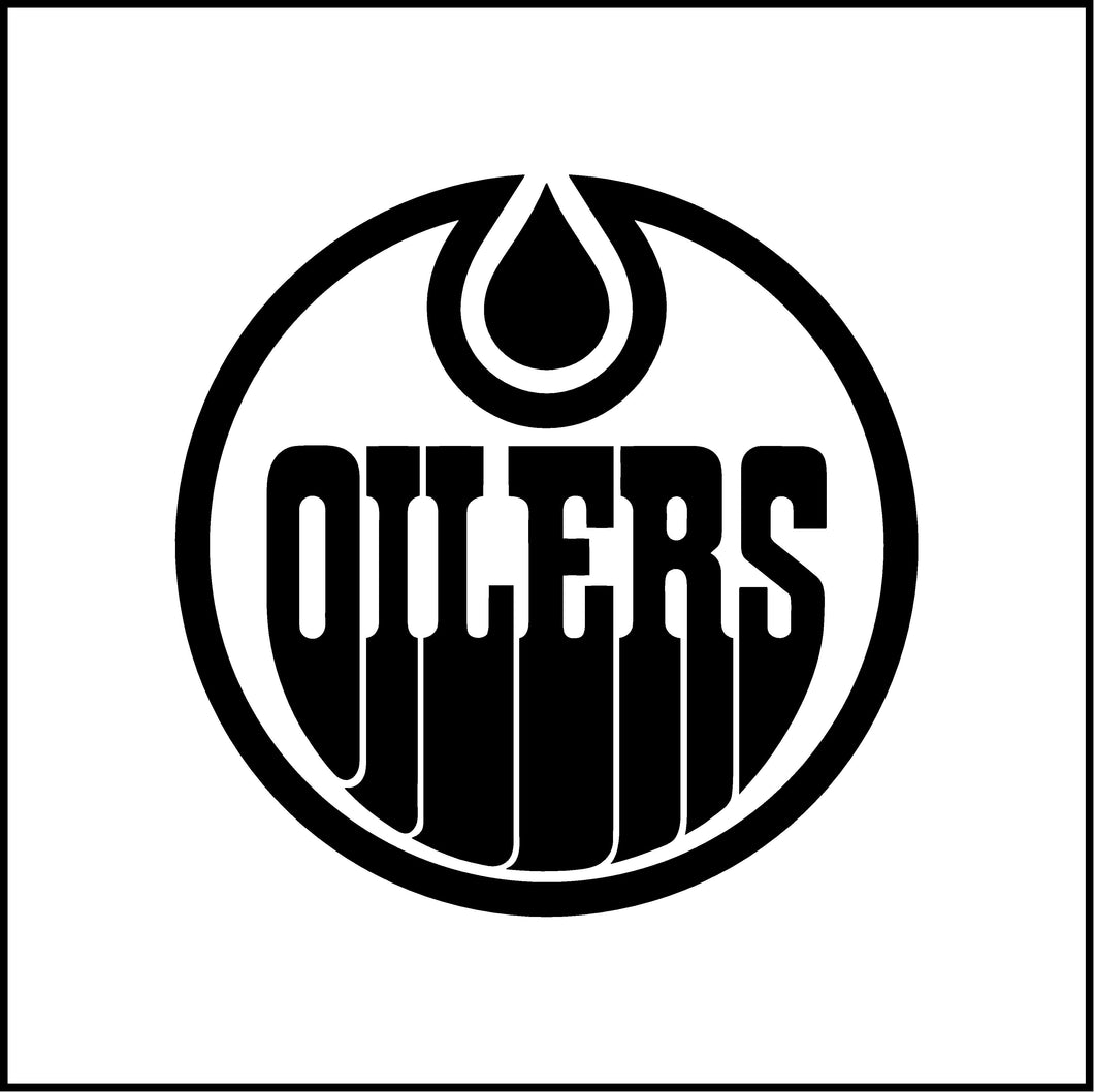 Edmonton Oilers Vinyl Decal