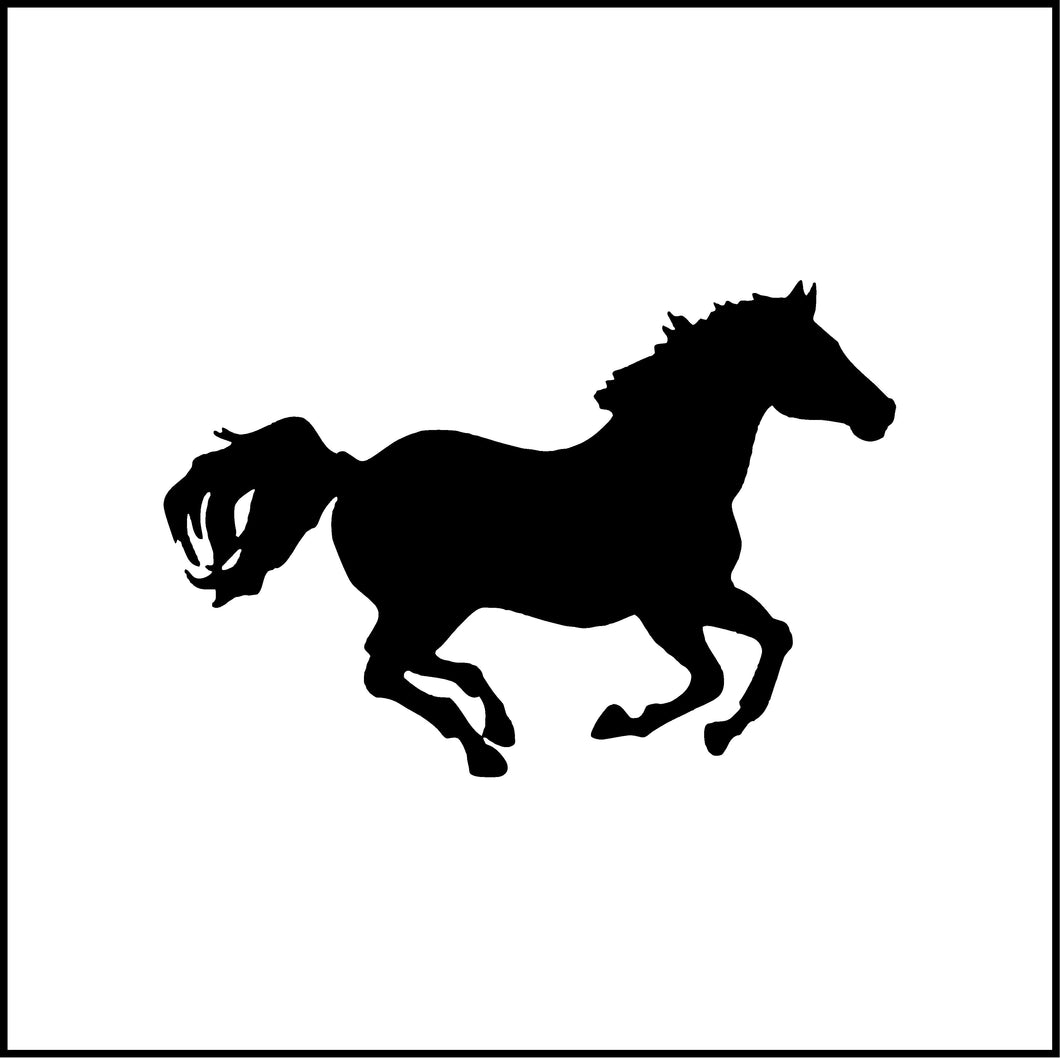 Horse Running #5 Vinyl Decal