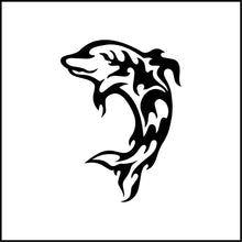 Load image into Gallery viewer, Tribal Dolphin Vinyl Decal
