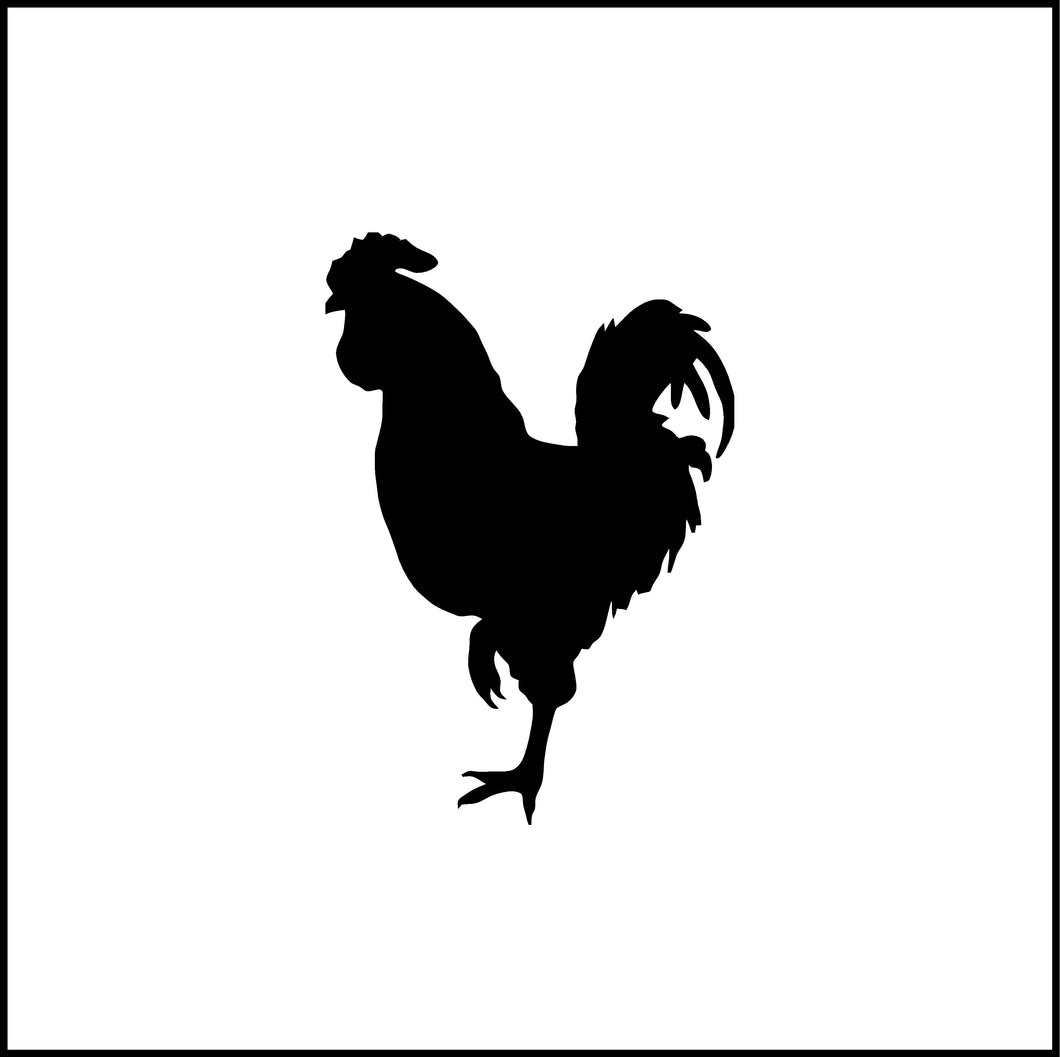 Rooster #2 Vinyl Decal