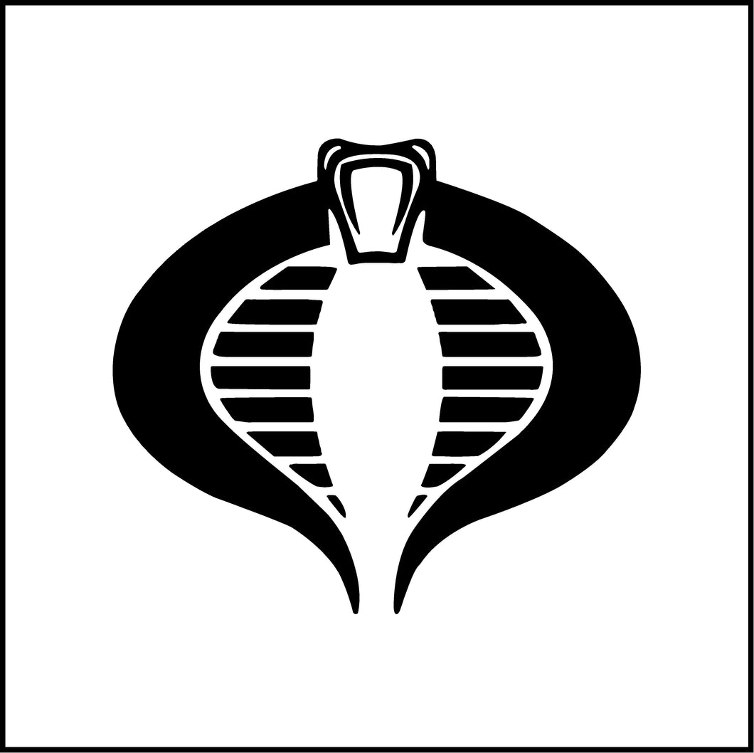 Cobra Commander Symbol Vinyl Decal