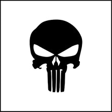 Load image into Gallery viewer, Punisher Symbol/Logo Vinyl Decal/Sticker
