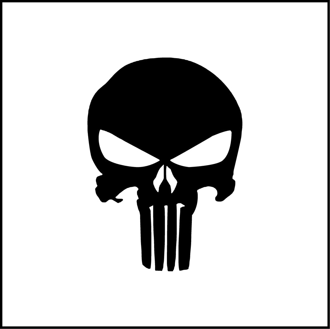 Punisher Symbol/Logo Vinyl Decal/Sticker