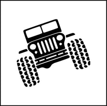 Load image into Gallery viewer, Jeep Tilted Vinyl Decal

