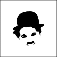 Load image into Gallery viewer, Charlie Chaplin Portrait Vinyl Decal
