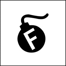 Load image into Gallery viewer, F Bomb Vinyl Decal

