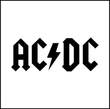 Load image into Gallery viewer, ACDC Band Vinyl Decal/Sticker
