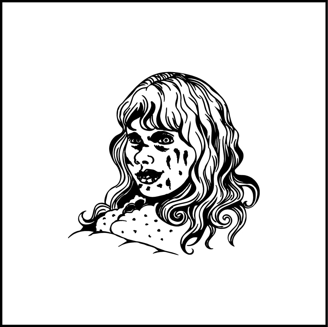 The Exorcist Regan Vinyl Decal