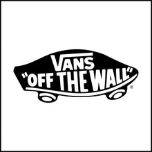 Load image into Gallery viewer, Vans Logo &quot;Off the Wall&quot;  Vinyl Decal
