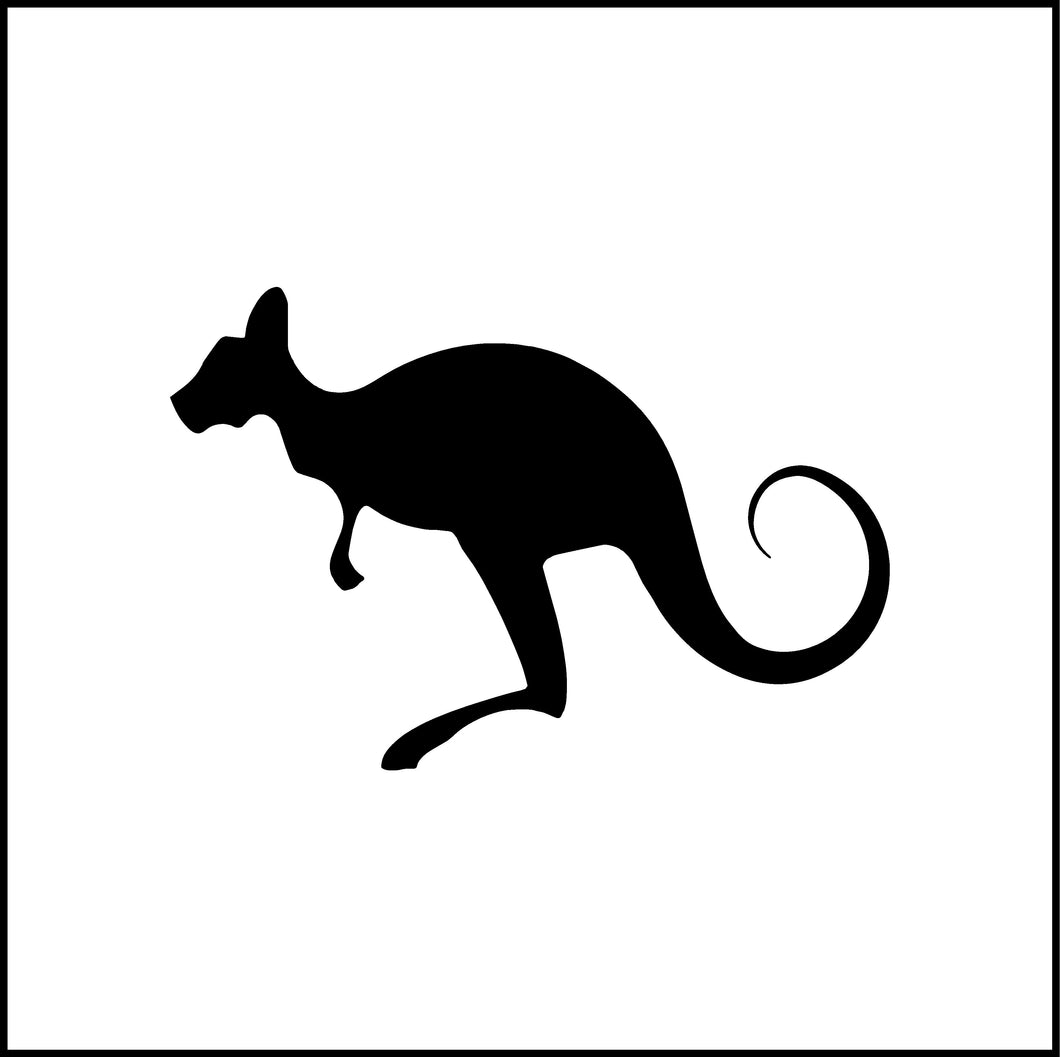 Kangaroo Vinyl Decal
