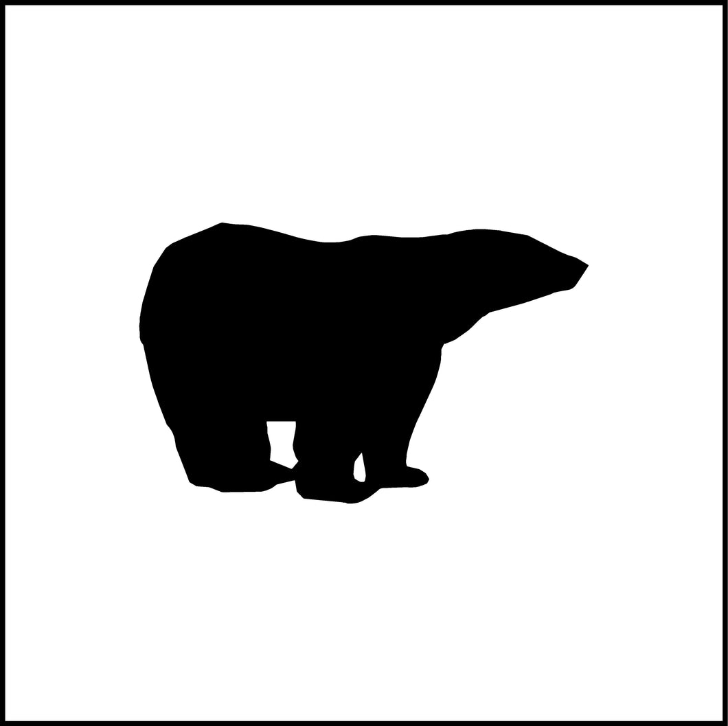 Polar Bear Vinyl Decal