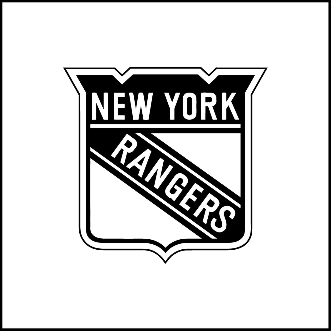 New York Rangers Vinyl Decal