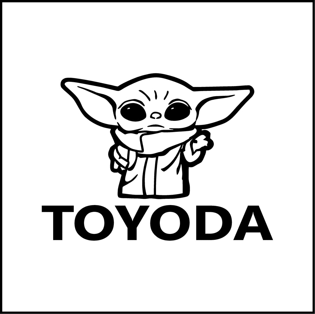 Toyoda Funny Vinyl Decal