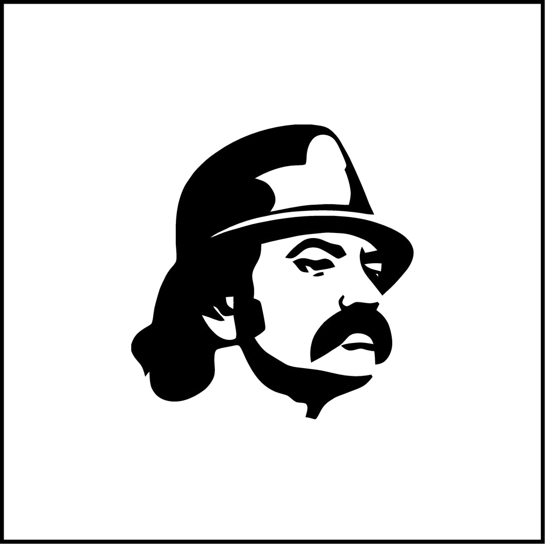 Cheech Marin Portrait Vinyl Decal