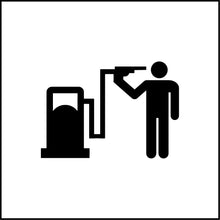 Load image into Gallery viewer, Gas Prices Too High Funny Vinyl Decal
