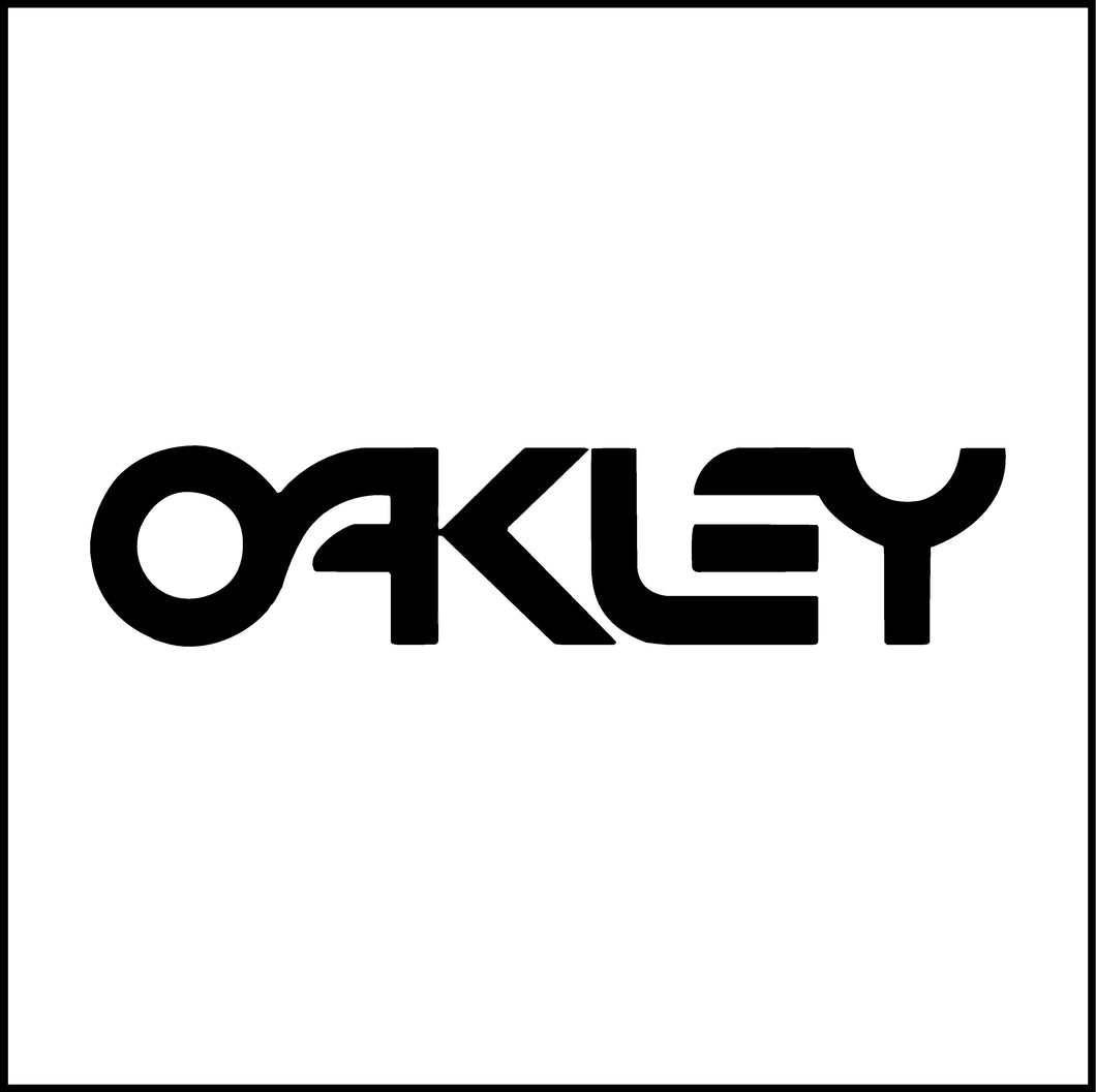Oakley Word Vinyl Decal