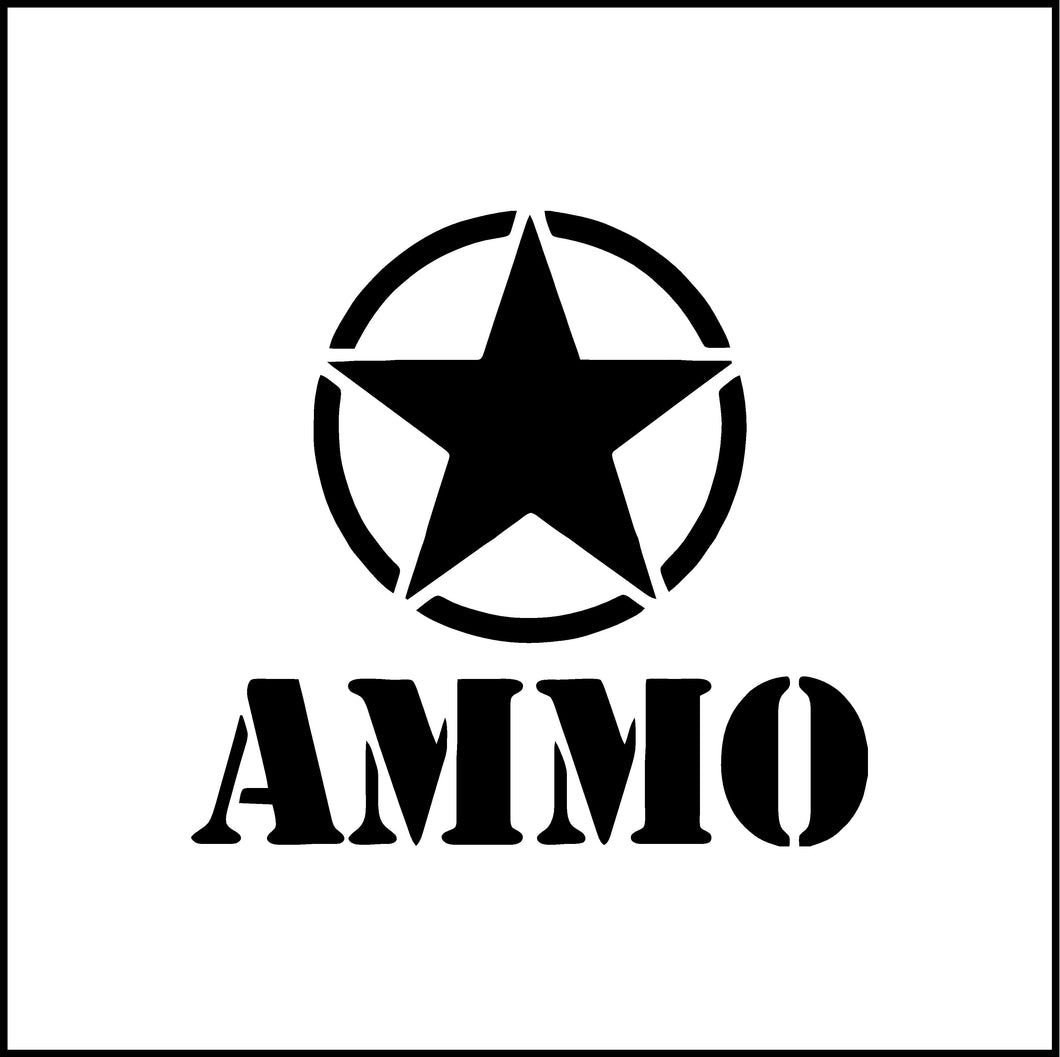 Ammo Vinyl Decal