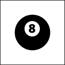 Load image into Gallery viewer, 8 Ball Pool Game Vinyl Decal/Sticker
