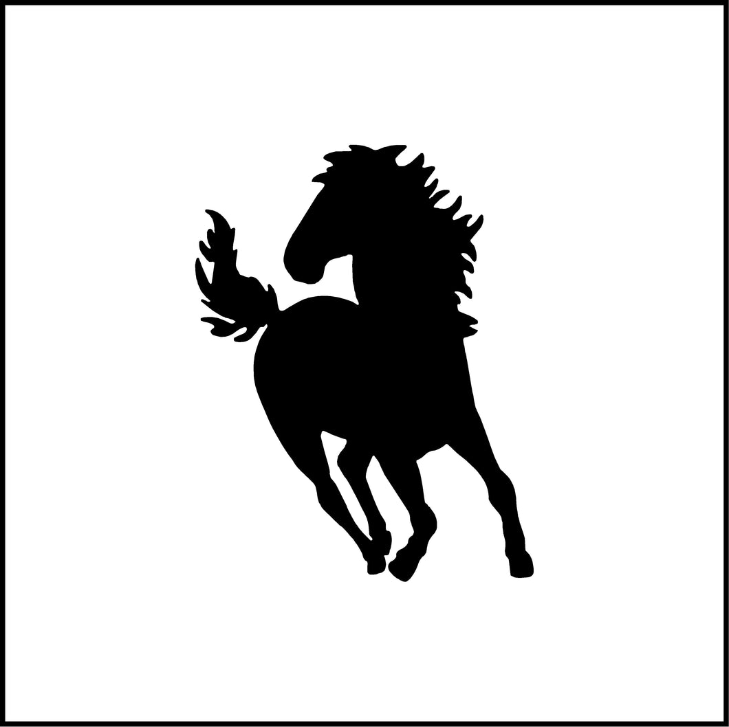 Horse Running #4 Vinyl Decal