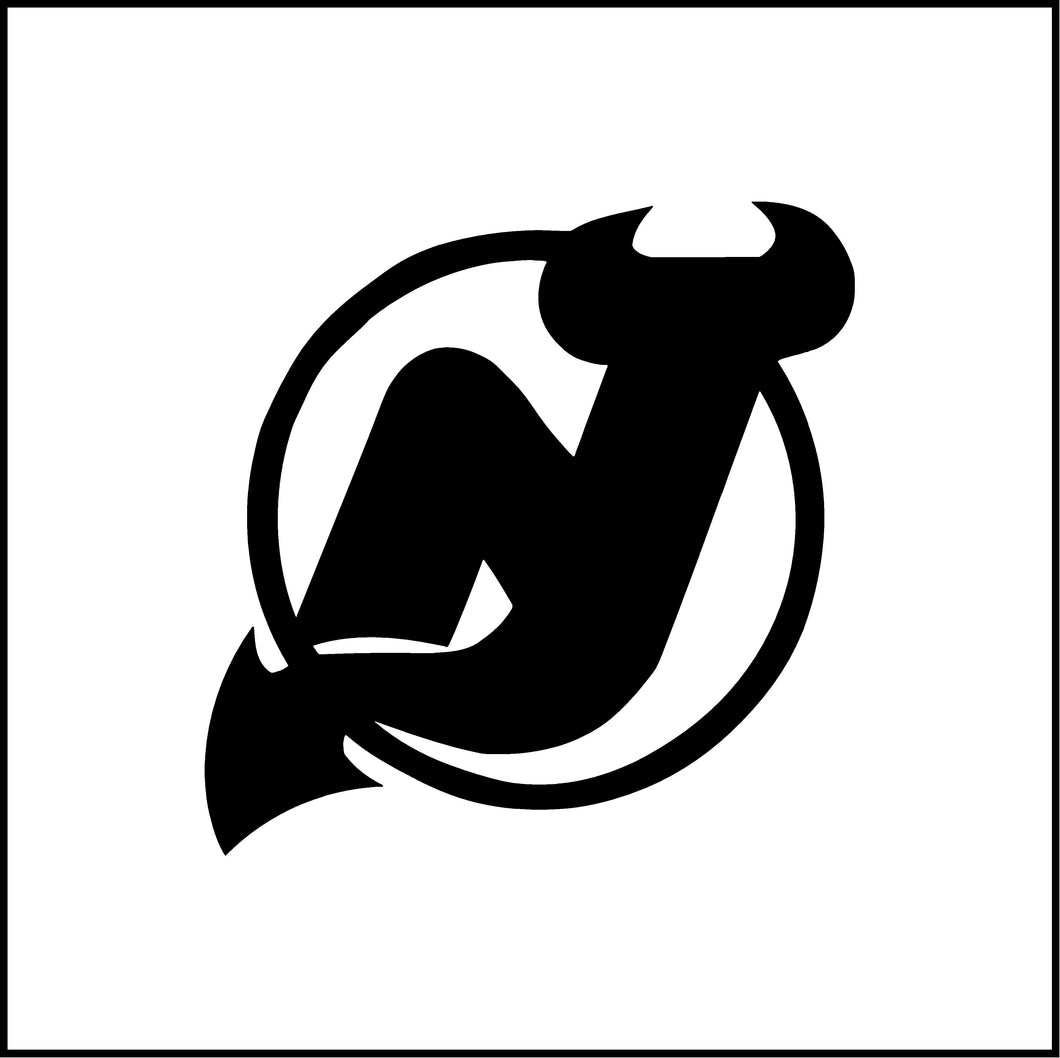 New Jersey Devils Vinyl Decal