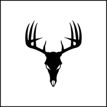 Load image into Gallery viewer, Deer Skull Head Vinyl Decal
