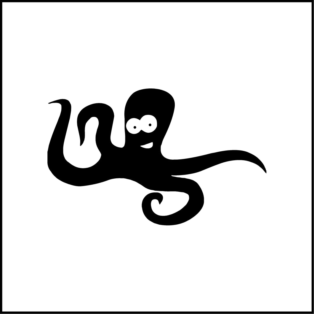 Cute Ocotpus Vinyl Decal
