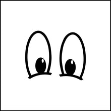 Load image into Gallery viewer, Cartoon Eyes Vinyl Decal
