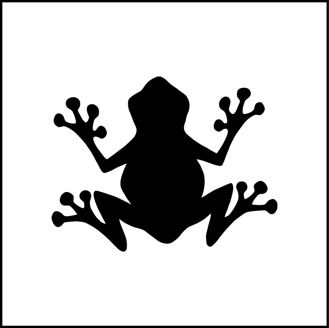 Frog Vinyl Decal