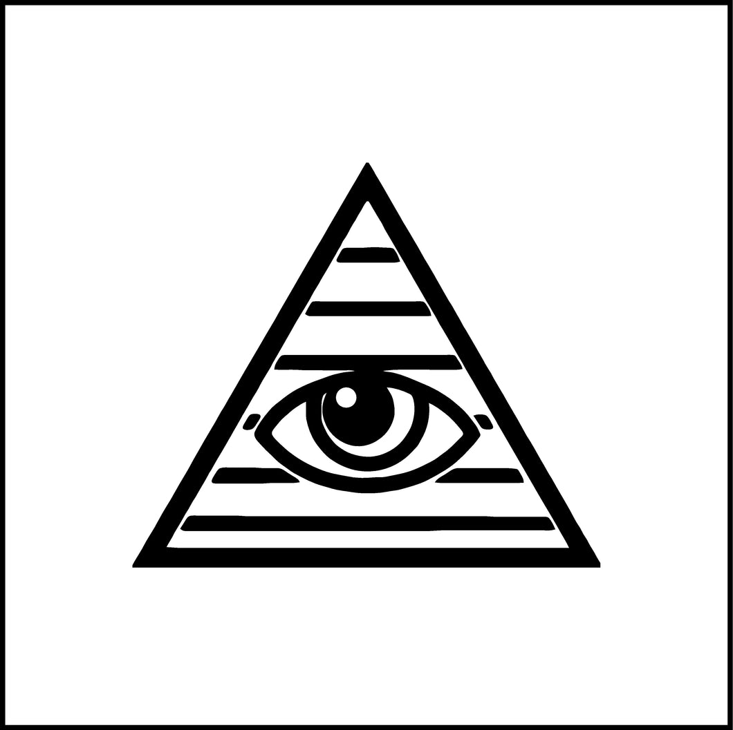 All Seeing Eye Eye Of Providence Symbol Vinyl Decal