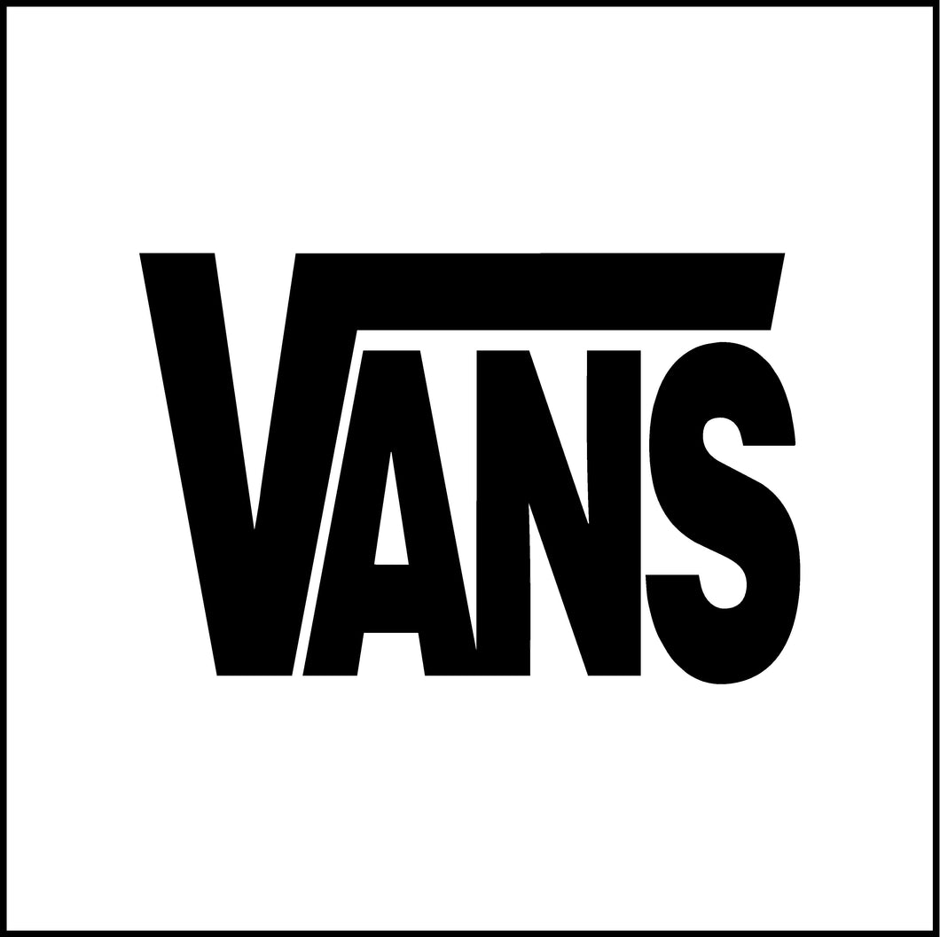 Vans Vinyl Decal