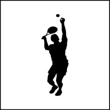 Load image into Gallery viewer, Guy Tennis Player Vinyl Decal/Sticker

