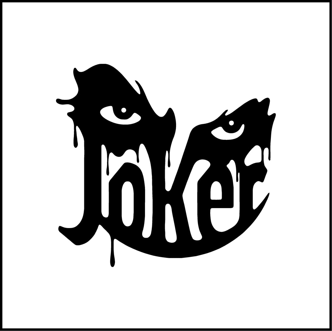 Joker Eyes Vinyl Decal/Sticker