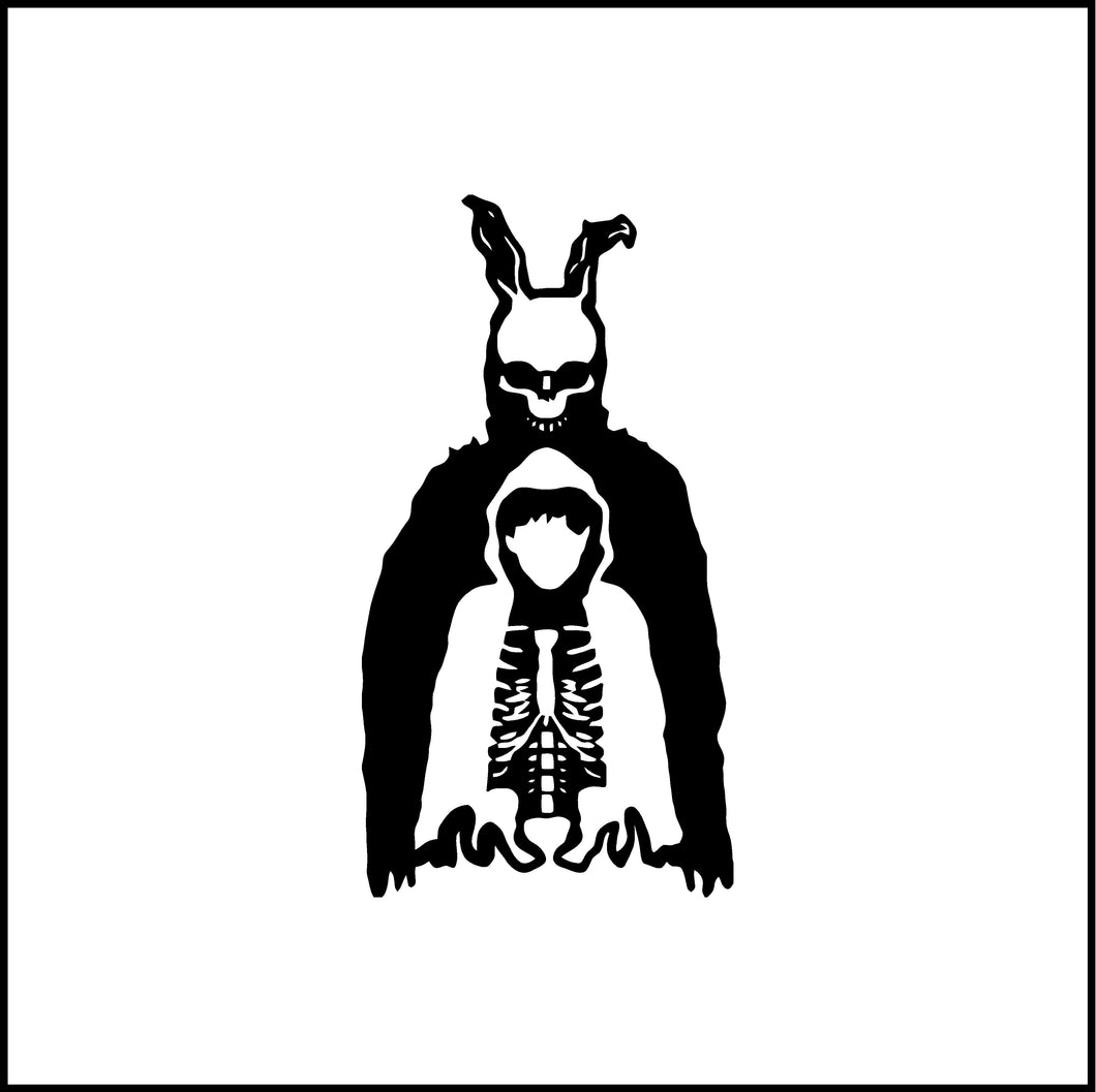 Donnie Darko With Bunny Vinyl Decal