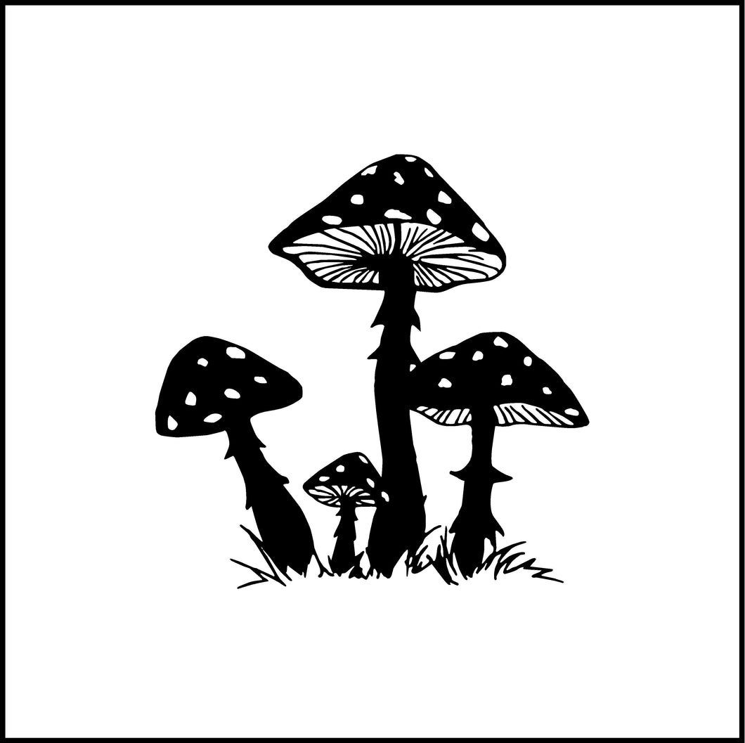 Mushroom #3 Vinyl Decal