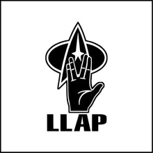 Load image into Gallery viewer, LLAP Live Long And Prosper Spock Vinyl Decal
