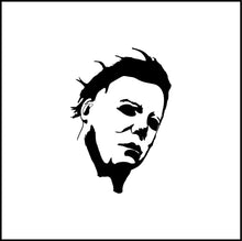 Load image into Gallery viewer, Michael Myers Face Vinyl Decal
