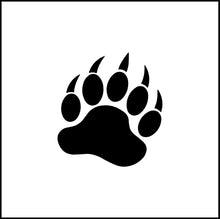 Load image into Gallery viewer, Grizzly Bear Paw Vinyl Decal

