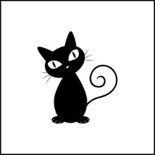 Load image into Gallery viewer, Cute Cat Vinyl Decal
