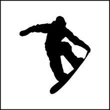 Load image into Gallery viewer, Snowboarder Vinyl Decal
