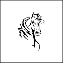 Load image into Gallery viewer, Horse Head Outline #2 Vinyl Decal
