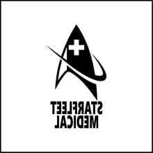 Load image into Gallery viewer, Starfleet Medical Symbol Vinyl Decal
