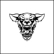 Load image into Gallery viewer, Werewolf Head/Face Vinyl Decal

