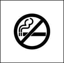 Load image into Gallery viewer, No Smoking/Vaping Symbol Vinyl Decal
